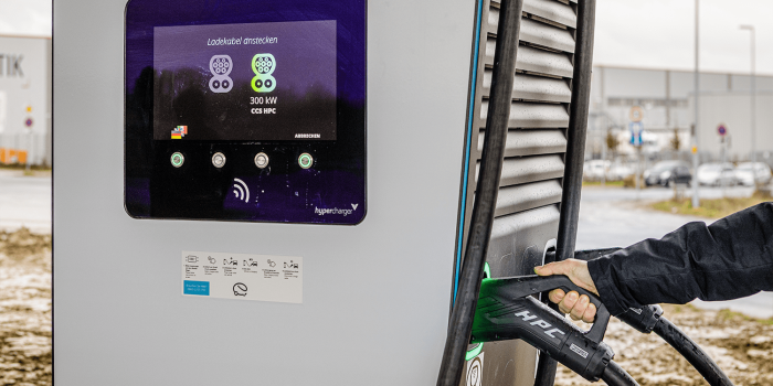 Evb beckum ladepark ladestation estación de carga dc hpc ccs min