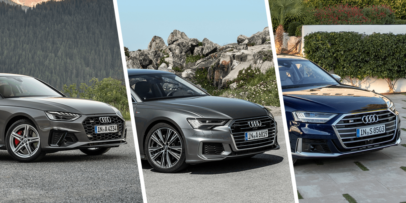 Audi a4 a6 a8 collage min