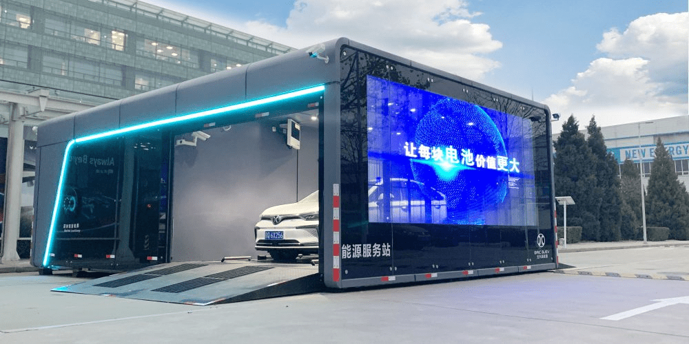 Blue park smart batterie tausch battery swap china min