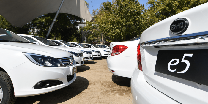 Byd e5 santiago de chile taxis min