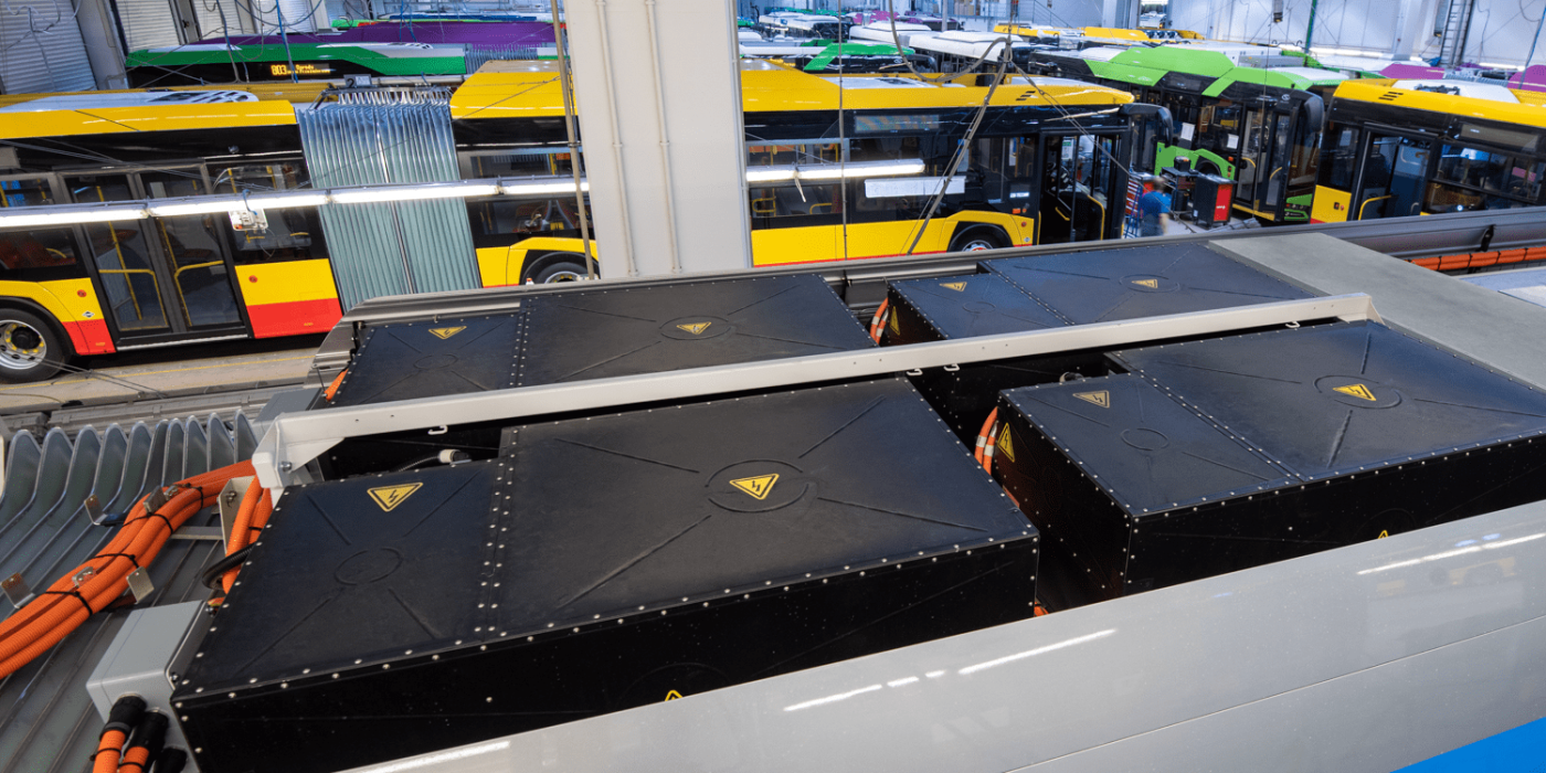 Solaris elektrobus electric bus batterie batería min