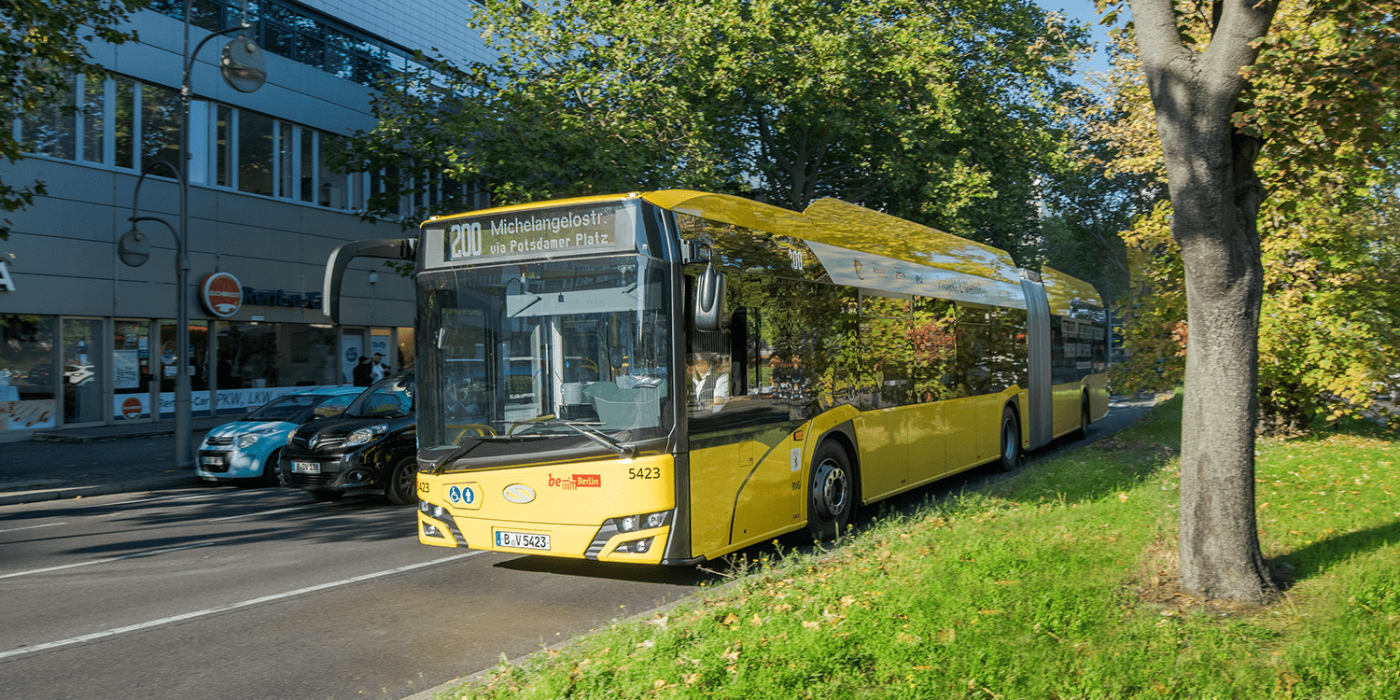 Solaris urbino eléctrico elektrobus autobús eléctrico bvg berlin min e