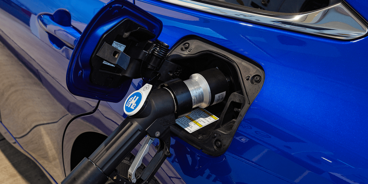 Toyota mirai h2 tankstelle estación de servicio de hidrógeno air liquide min e