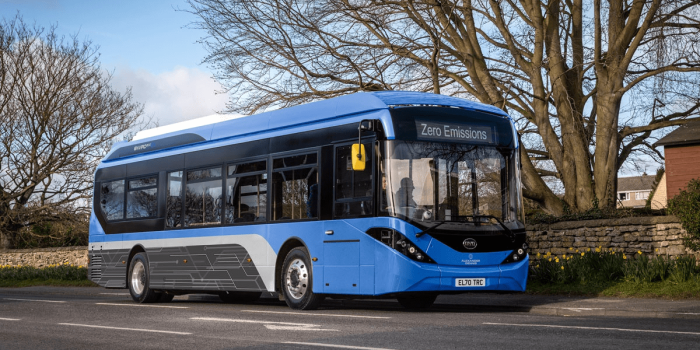 Byd adl enviro200ev elektrobus autobús eléctrico first bus grossbritannien uk min