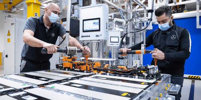 Daimler mercedes benz eqs batterie battery hedelfingen min