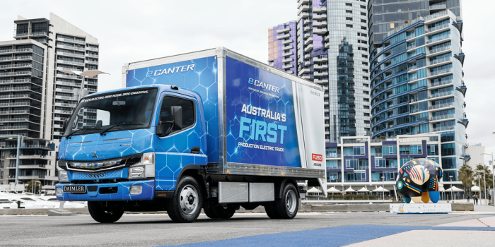 Fuso ecanter e lkw electric truck australien australia min