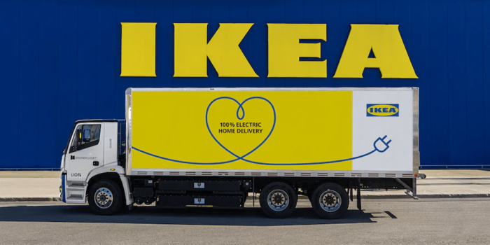 Lion electric e lkw camión eléctrico ikea canada kanada min