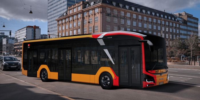 Man lions city elektrobus electric bus kopenhagen copenhagen anchersen daenemark denmark min