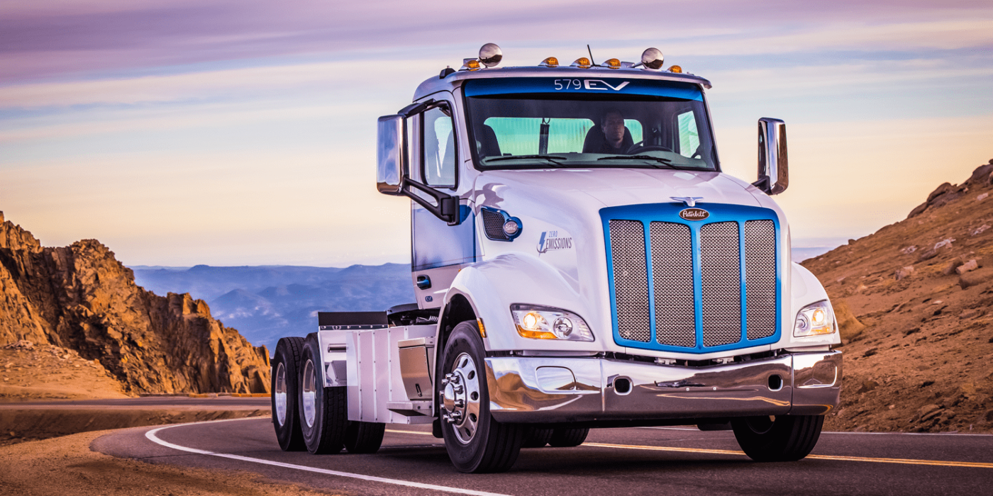 Peterbilt 579ev e lkw electric truck usa min e