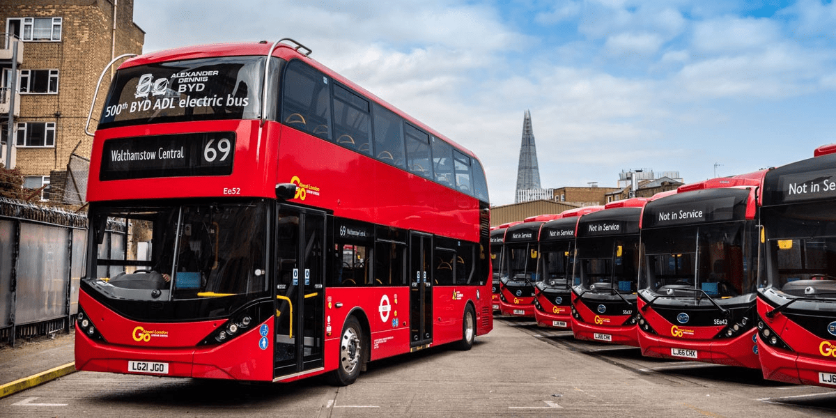 Byd adl enviro200ev enviro400ev elektrobus electric bus grossbritannien uk min