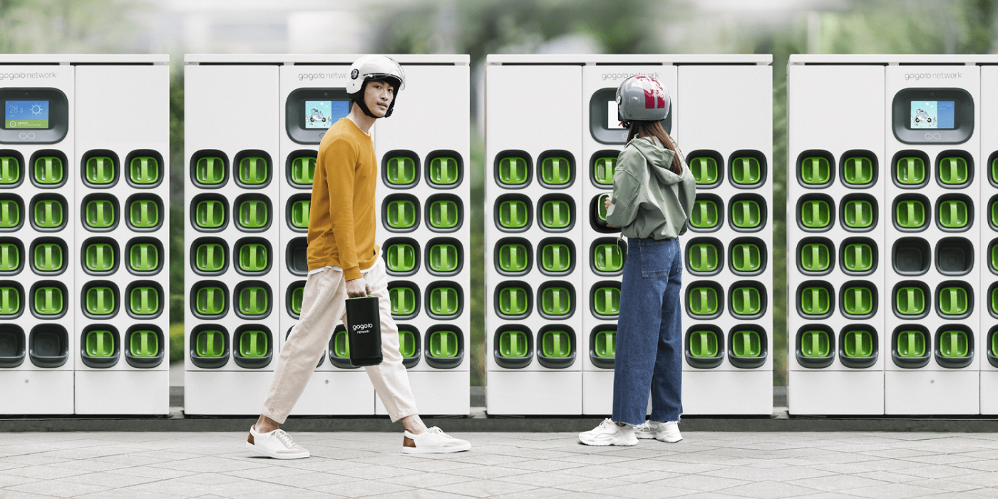 Gogoro batterie tausch battery swap min e