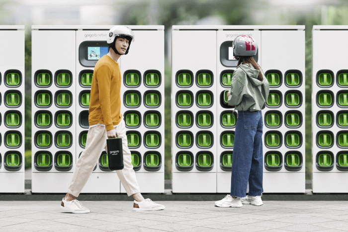 Gogoro batterie tausch battery swap min e