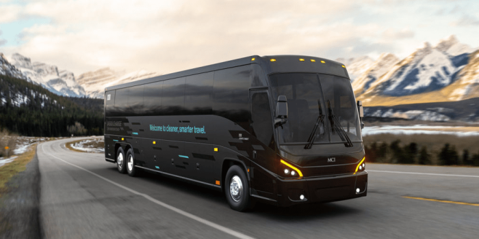 Mci motor coach industries j charge elektrobus electric bus min
