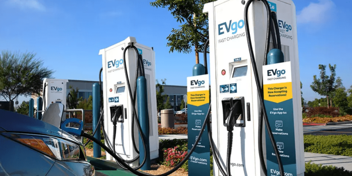 Evgo ladestation charging station usa min