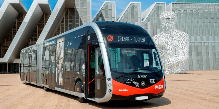 Irizar elektrobus electric bus saragossa zaragoza spanien spain min