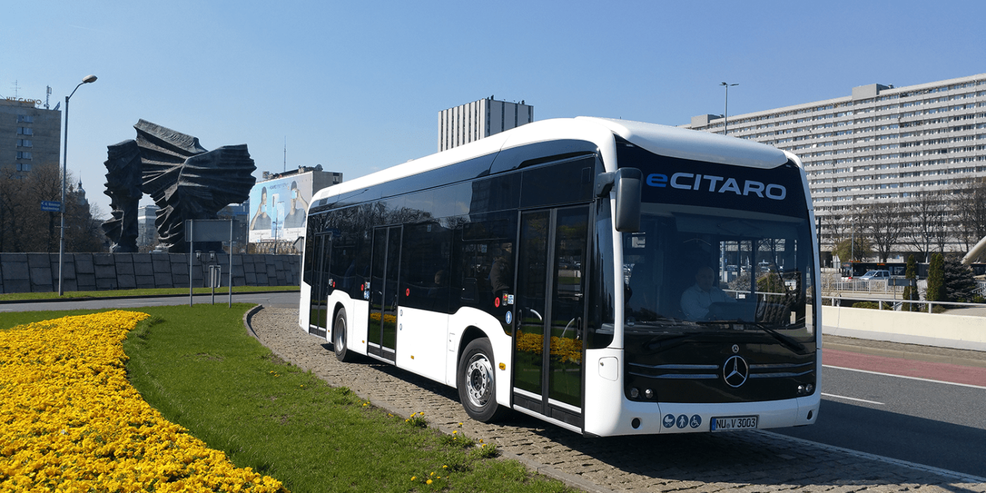 Mercedes benz ecitaro elektrobus electric bus polen poland Gdynia min