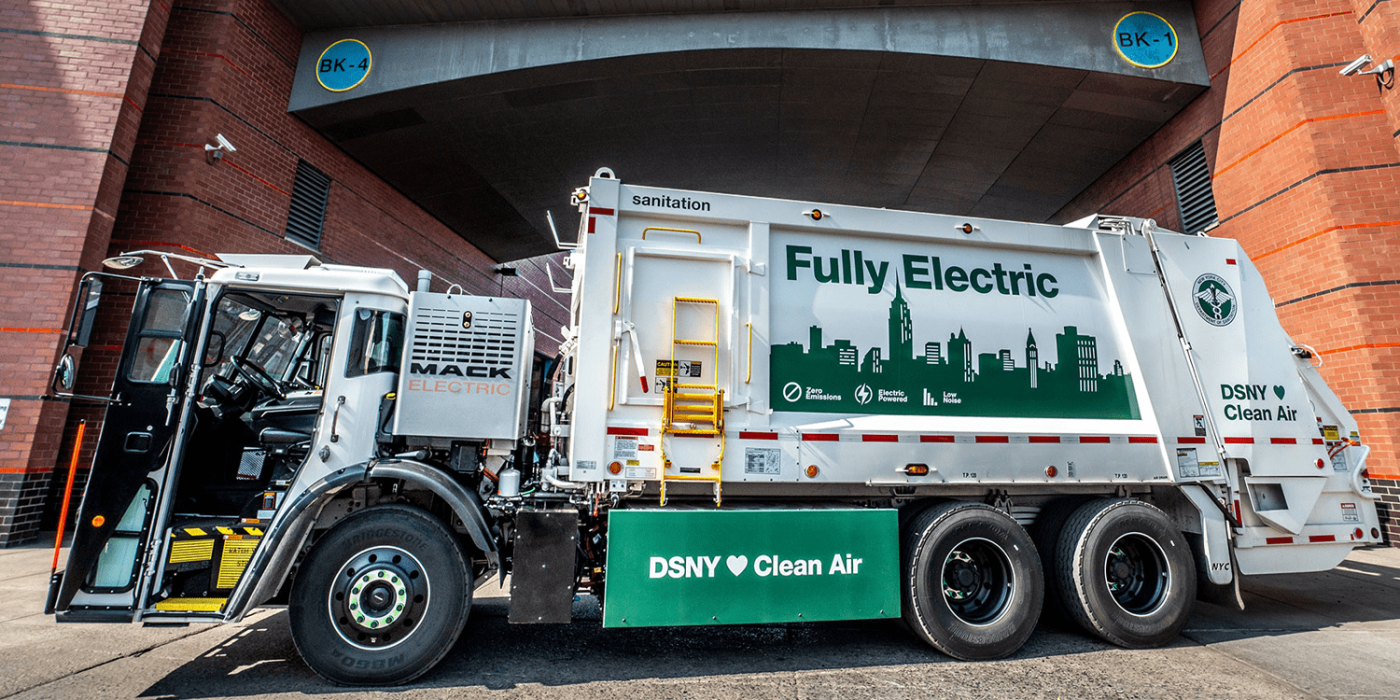 camiones volvo camiones mack lr electric york city e lkw electric truck usa min