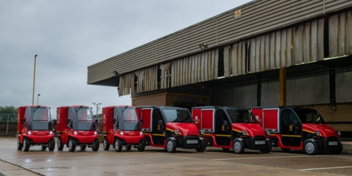 Royal Mail fleet Paxter Cargo and Ligier Pulse