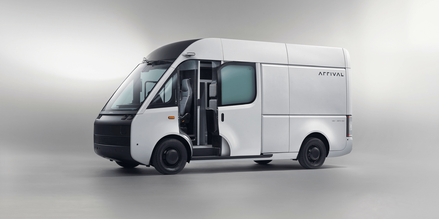 Arrival electric discount vehicles stock