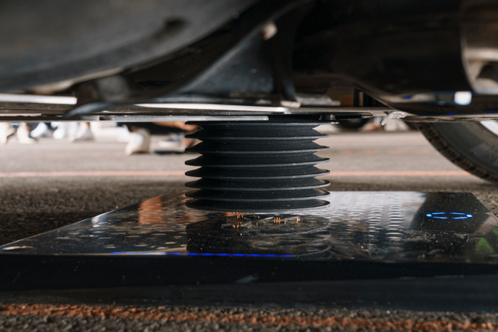 E taxi austria oesterreich induktives laden inductive charging wien easelink min e