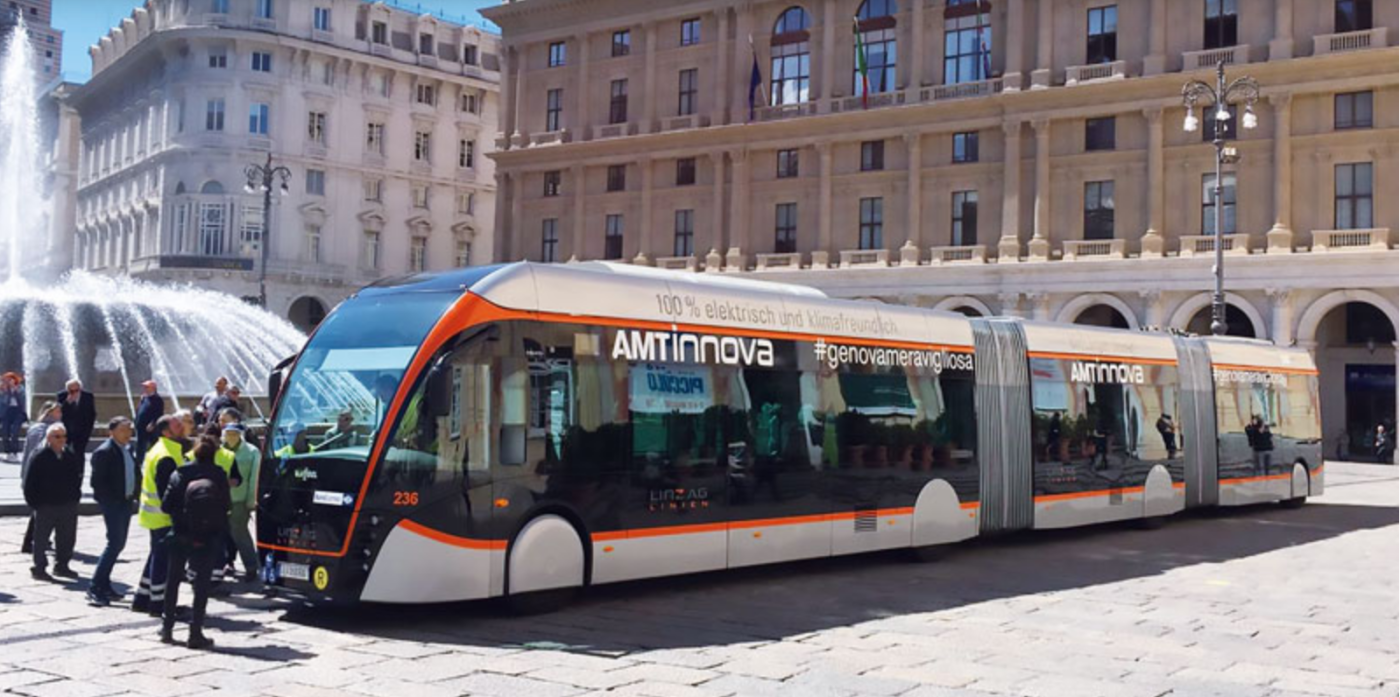 Île de France Mobilités meter bi articulated e buses