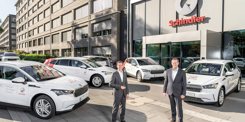 Schindler Skoda Enyaq iV