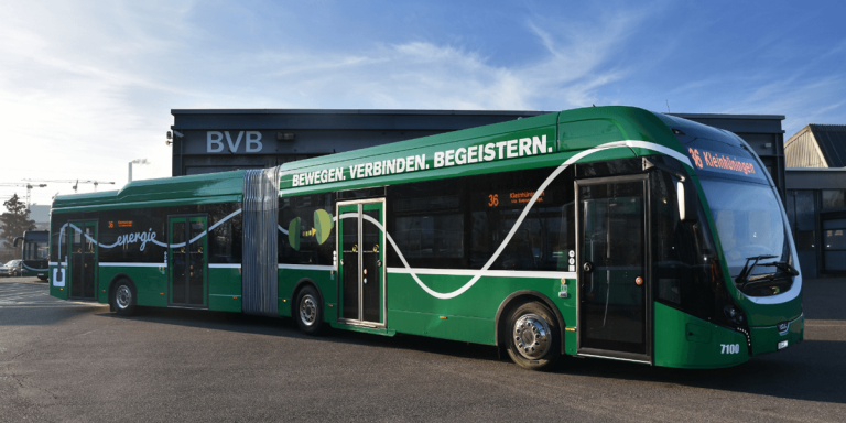 Bvb basel schweiz suiza vdl citea slfa eléctrico elektrobus autobús eléctrico