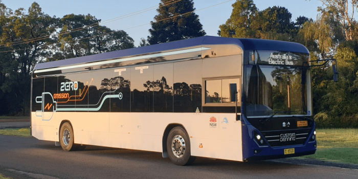 Custom denning elektrobus electric bus australien australia min