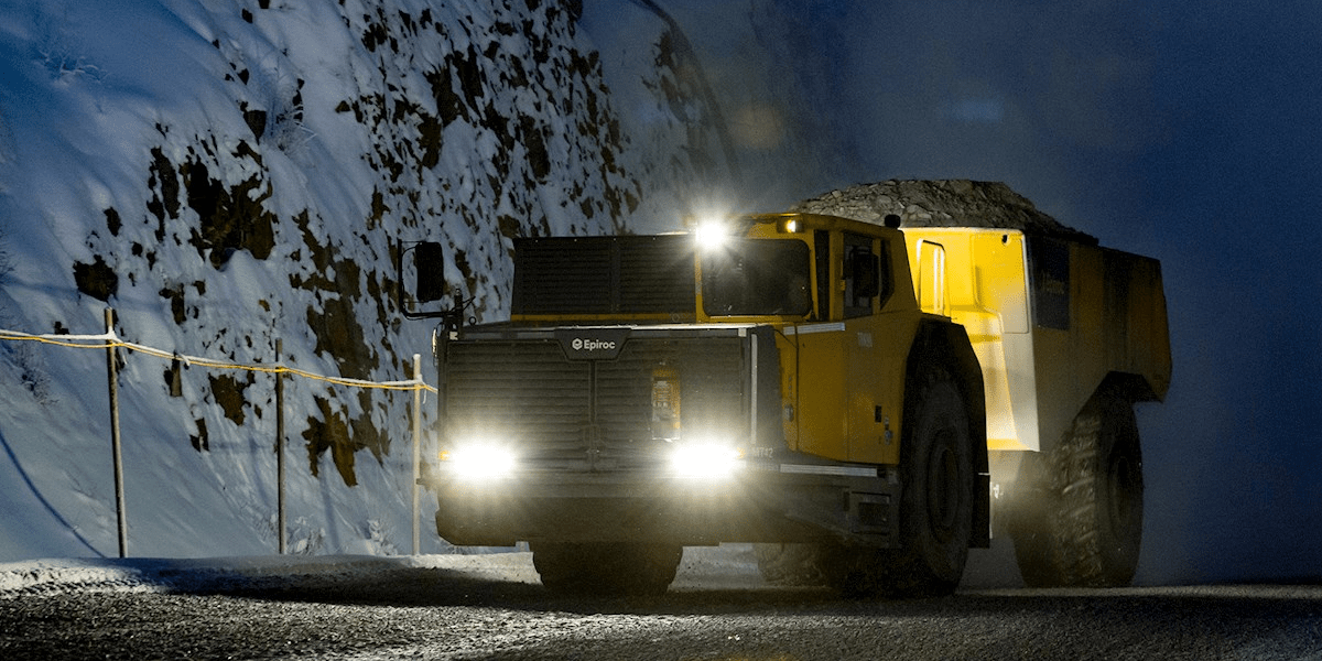 Epiroc minetruck minen lkw mt bev min