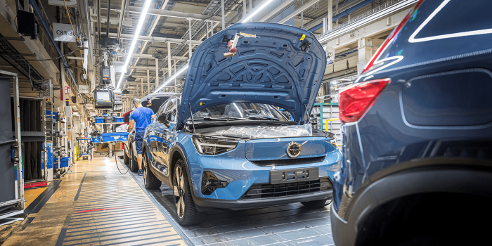 Volvo c recharge produktion production min