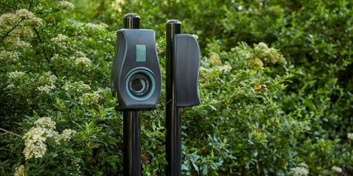 Connected Kerb Ladestationen AC Grossbritannien