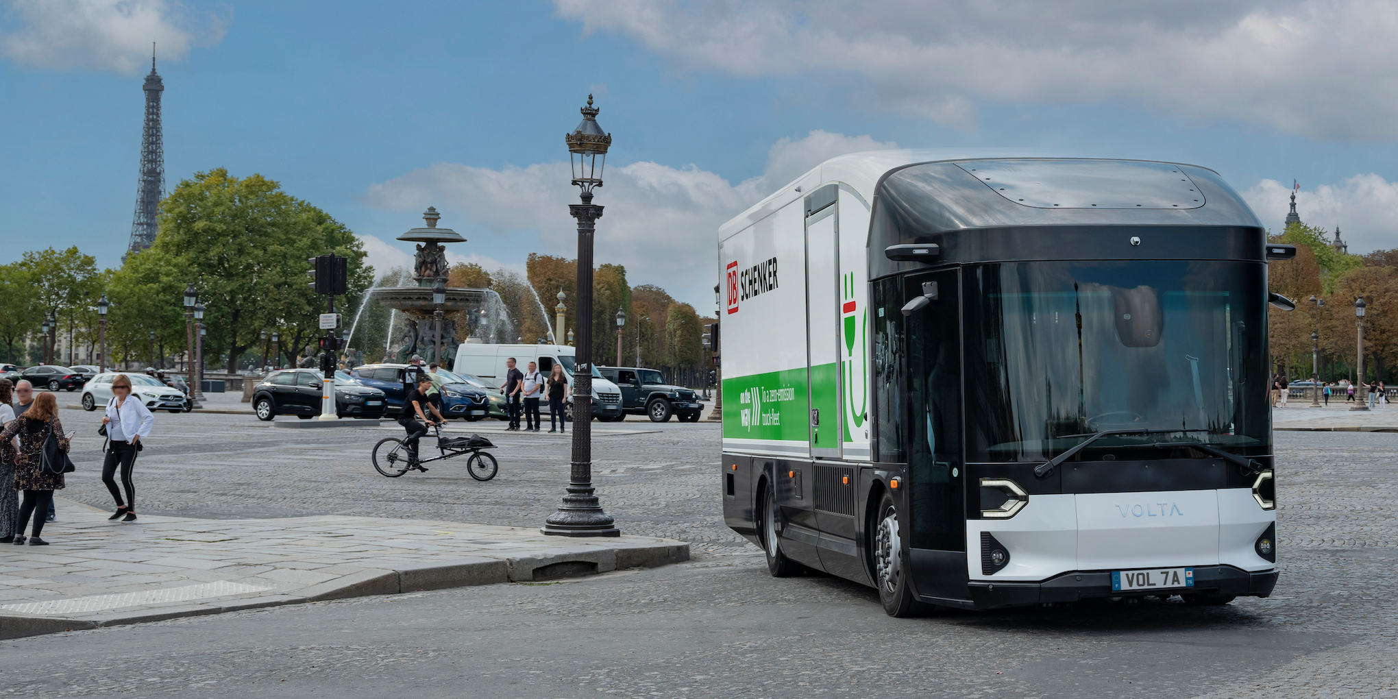 Camión Volta DB Schenker París Camión Volta DB Schenker París