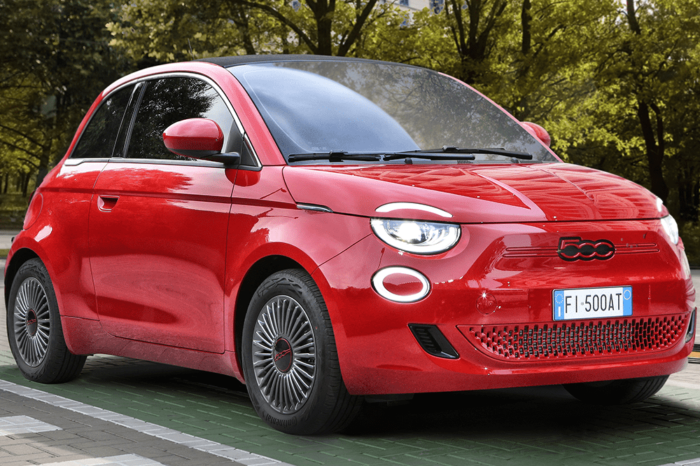 Fiat electric italien italy ladestation charging station min e