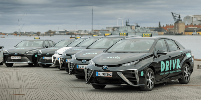 Toyota mirai drivr kopenhagen copenhague taxi min