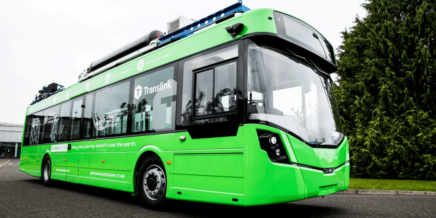 Wrightbus gb kite hydrogen brennstoffzellen bus fuel cell bus go ahead min