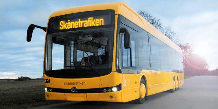 Byd elektrobus electric bus schweden sweden Bergkvarabuss min