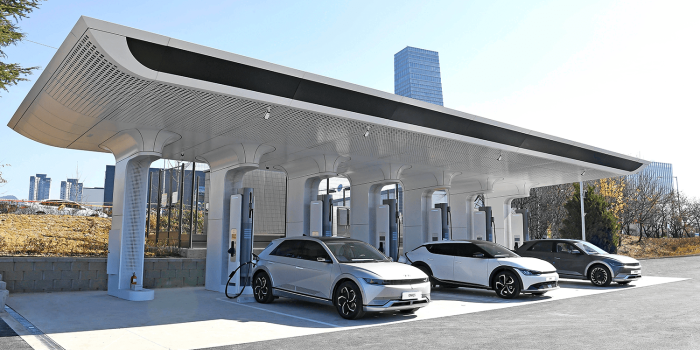 Hyundai ladestation charging station seoul suedkorea south korea min