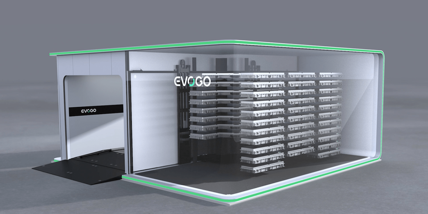Evogo batterietausch akku tausch battery swap min e