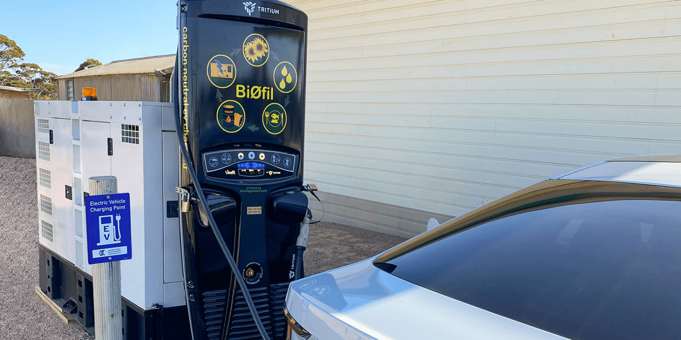 Ladestation charging station frittenfett chip fat min
