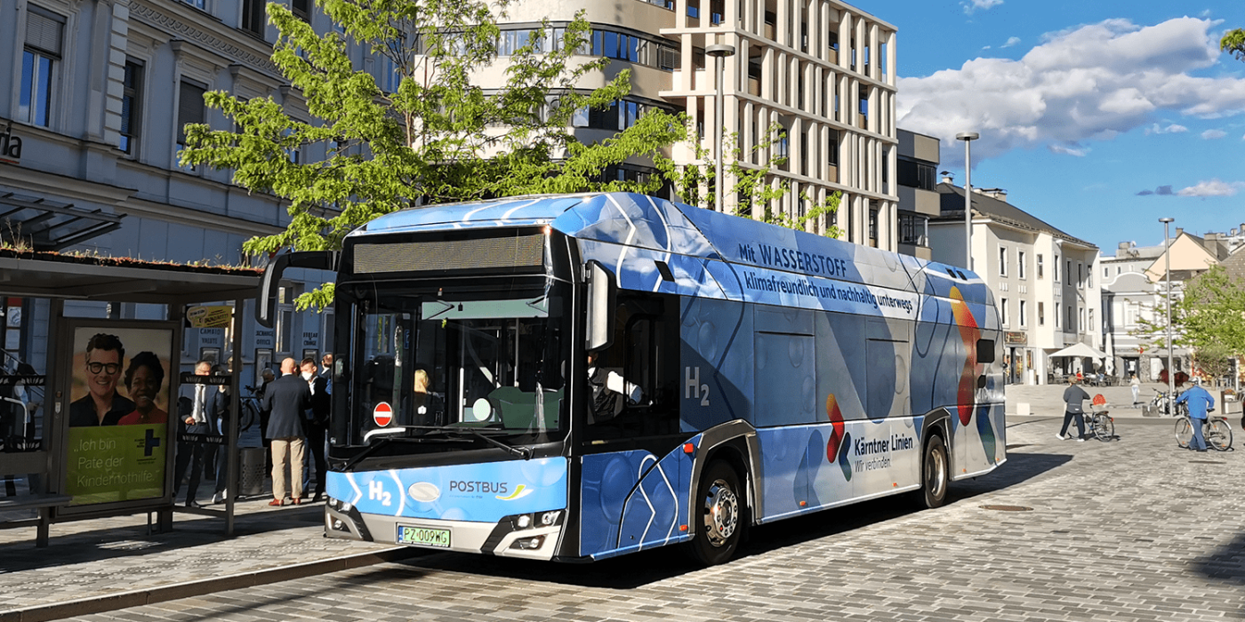 Solaris urbino hydrogen brennstoffzellen bus fuel cell bus oesterreich austria villach min