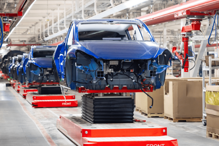 Tesla giga texas model y min e