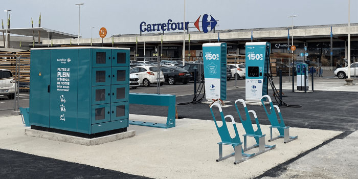 Carrefour ladestation estación de carga frankreich france min