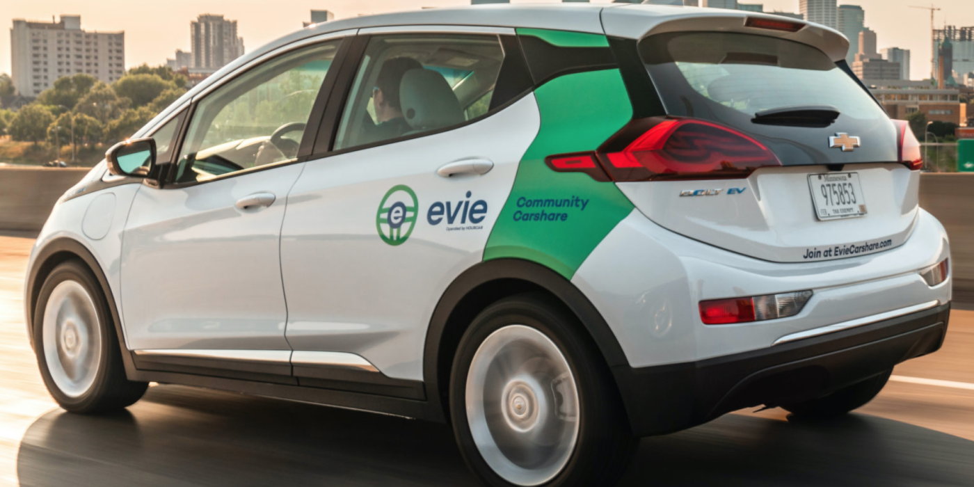 Evie carshare twin cities usa