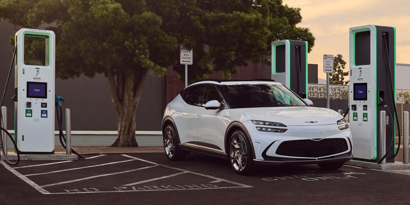 Genesis gv electrify america ladestation charging station usa min