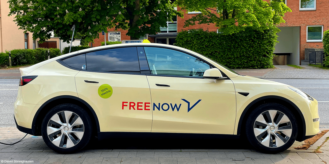 Tesla model y freenow gratis ahora taxi hamburgo daniel boennighausen min