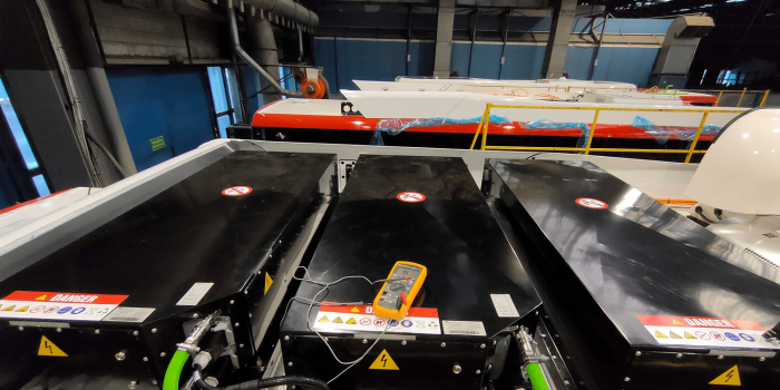 Autosan elektrobus electric bus batterie battery impact clean power technology min