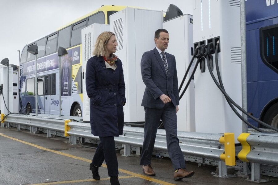 First bus depot caledonia schottland e