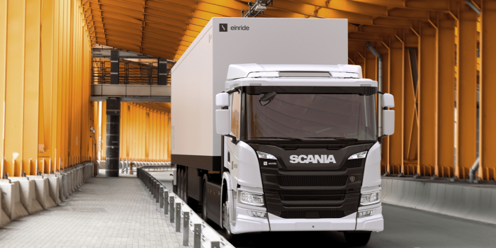 Scania e lkw electric truck einride min