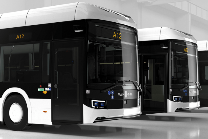 Van hool a battery electric elektrobus electric bus min e