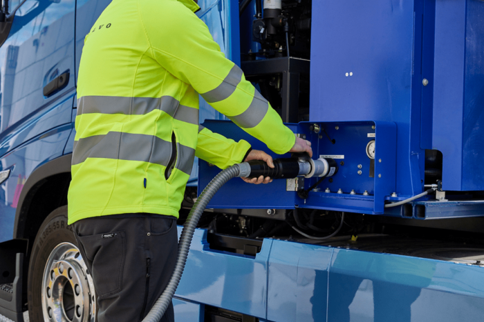 Volvo fh fuel cell brennstoffzellen lkw fuel cell truck wasserstoff hydrogen min e